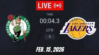 NBA LIVE! Los Angeles Lakers vs Boston Celtics February 15, 2026 | 2026 NBA Season Live 2K