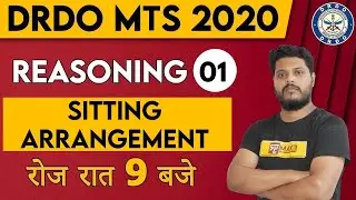DRDO MTS || Reasoning || By Avdhesh sir || Class 01 || Sitting Arrangement