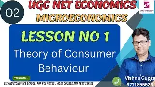 #2 ugc net economics | unit 1 micro economics | theory of consumer behaviour