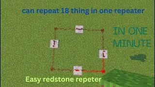 how to make a REDSTOON REPEATER Minecraft
