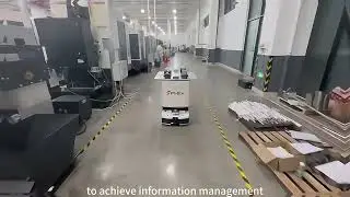 Fukuno AGV intelligent handling system #fullautomation #OEMCNCMACHININGPARTS