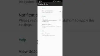 how to control rotation