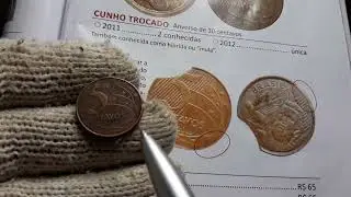 Moeda disco cortado