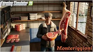 MONTERIGGIONI FS25 #53 - MACELLIAMO TUTTI I MAIALI E VENDIAMO IL PROSCIUTTO - GAMEPLAY ITA