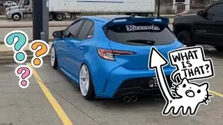 Installing The Best Cosmetic Mod For The 2022 Corolla Hatchback!