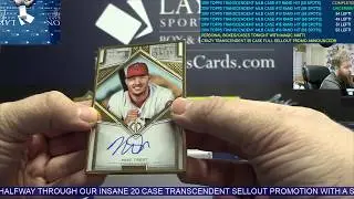2019 Topps Transcendent Collection Baseball Case Break #12