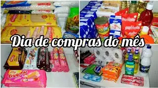 Nossas compras do m&ecirc;s de fevereiro #vlog#rotinadecompras#mercado