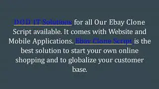 Best Ebay Clone Script -  DOD IT Solutions