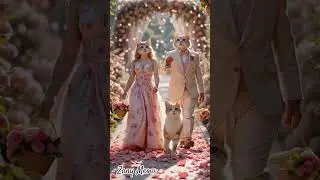 Floral Fashion Show 🌸 Royal Cat Family Walks the Runway in Style!