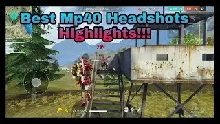 BEST MP40 HEADSHOTS HIGHLIGHTS !! Free Fire Battlegrounds !! Gamingwithrakesh !!!