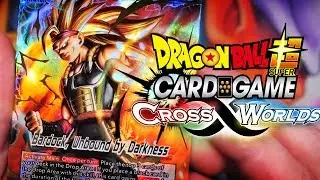 Dragon Ball Super Card Game Set 3 Cross Worlds - STARTER DECK PREVIEW & PACK OPENING!