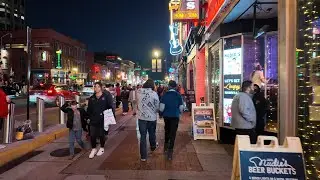 4K Sunset Walk in Nashville | The Gulch &rarr; Union Station &rarr; Broadway &rarr; State Capitol