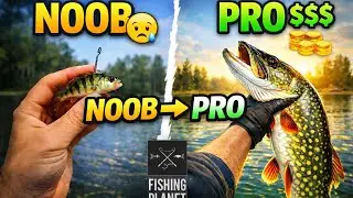 Van NOOB naar PRO in fishing planet!!