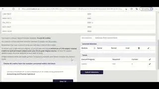 How to select your modules (options/electives)