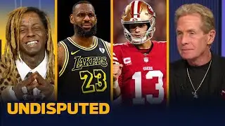 Lil Wayne picks Super Bowl LVIII winner, reacts to Kobe&rsquo;s statue & talks LeBron, Lakers | UNDISPUTED