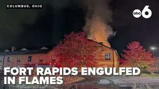 Firefighters battle blaze at abandoned Fort Rapids Resort