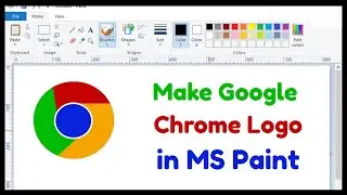 How to Make Google Chrome Logo in MS Paint | Easy Step by Step Tutorial for Beginners | MS Paint