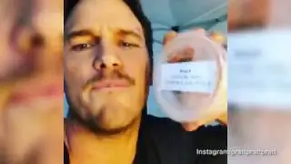 Chris Pratt raps about carrot cake muffin for What's My Snack