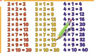 Table of 2 to 4 | Table of Zero to Ten | Table (16/11/24) multiplication | 2 to 4 Tables Learning