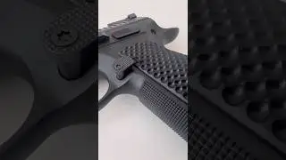 Modified CZ Shadow 2 with G10 Grips and LPA fiber rear sight