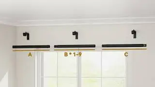 YaFex Curtain Rods Installation Video - Model 1114