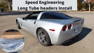 Speed Engineering Long Tube Headers Install on C6 Corvette