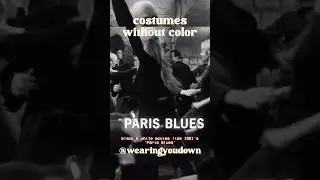 let&rsquo;s talk costuming in paris blues #blackandwhitefilm #1960s #cinema #costumedesign