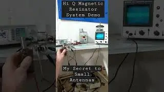 ⚡Hi Q Magnetic Resonator (My Secret Trick for Hi Z Small HF Antenna Systems. Ham Radio⚡