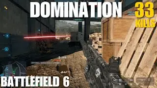 BATTLEFIELD 6 - DOMINATION 33KILLS FULL Gameplay! Mirak Valley (Hollow Point) Map