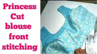 Princess Cut Blouse Stitching | Princess Blouse Tutorial |Tamil | @MSRTAILORINGTUTORIAL