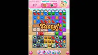 Candy Crush Saga Level 14966 Get Sugar Stars, 28 Moves Complete