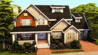 Suburban Family Home 🏡 The Sims 4 Speed Build | No CC