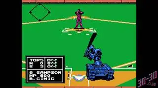 Cyber Stadium Series - Base Wars (NES) - Gameplay