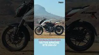 Bajaj Pulsar NS200 против TVS Apache RTR 200 4V (главный соперник!)