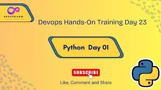 [Hindi] DevOps Hands-On Learn Python Step by Step Day 1 Training (DevOpsFarm Day 23)
