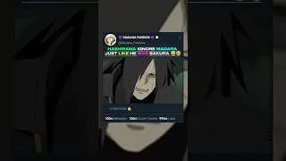 Hashirama Ignore Madara Just Like Sakura 😂 #naruto #shorts #madara #hashirama