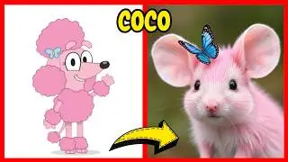 BLUEY Characters As MOUSE 🐭🧀 ~ And Their Favourite Snacks | Quiz Intractor