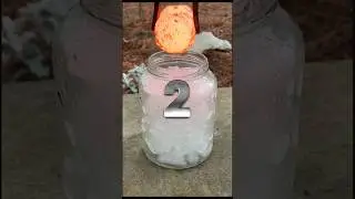 Lava cube VS ice #shorts #lava #trending #trending #viral