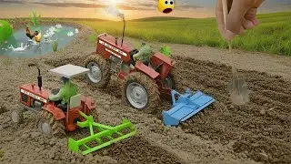 DIY Mini Tractor Making Modern Agriculture Plough Machine | Amazing Science Project @NaeemCreator1 