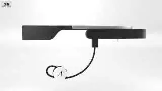 Google Glass with Mono Earbud Shale 3D model by 3DModels.org