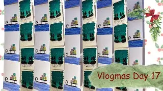 Vlogmas Day 17 | I Finished my homemade Christmas Cards