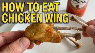 Как есть куриные крылышки