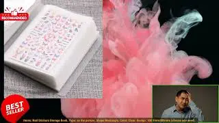 3256805009169249 100 Slots Nail Art Stickers Storage Book Empty Album Decals Collecting