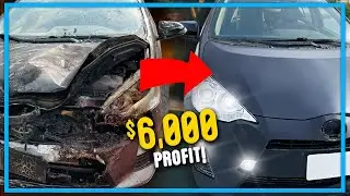 Repairing My Fire Damaged Car (And Profiting $6000!)