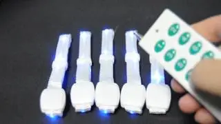 variable colour remote light up wristband