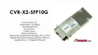 CVR-X2-SFP10G  |  Cisco Compatible X2 to SFP+ OneX Converter Module