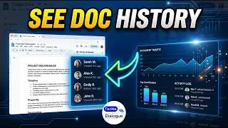 Как включить панель мониторинга активности и просмотреть историю в Google Docs