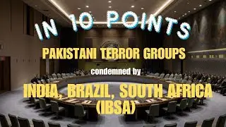 Pakistani Terror Groups condemned by India, Brazil, South Africa (IBSA) #indiaafrica #iasexam