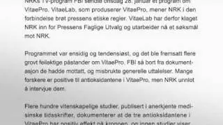 En annerledes reklamefilm om VitaePro