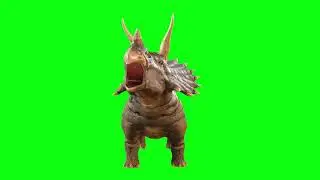 Realistic Dinosaur Green Screen [COPYRIGHT FREE]